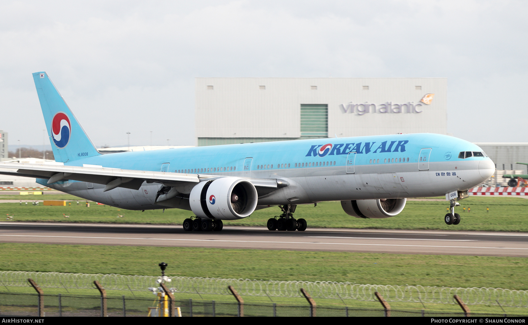 Aircraft Photo of HL8008 | Boeing 777-3B5/ER | Korean Air | AirHistory.net #560088