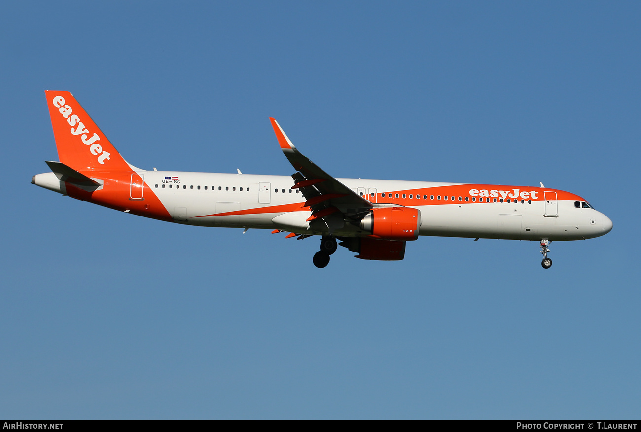 Aircraft Photo of OE-ISG | Airbus A321-251NX | EasyJet | AirHistory.net #560099