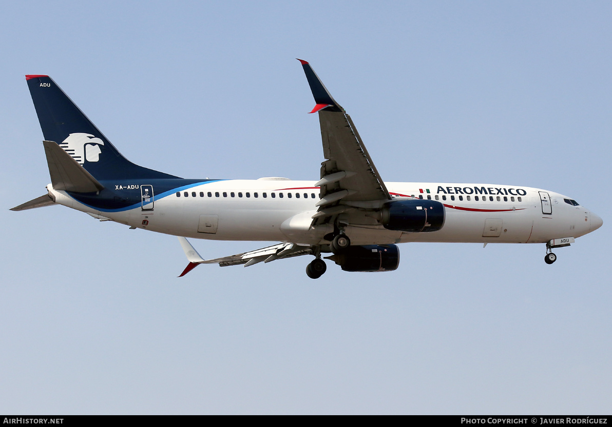 Aircraft Photo of XA-ADU | Boeing 737-800 | AeroMéxico | AirHistory.net #560116