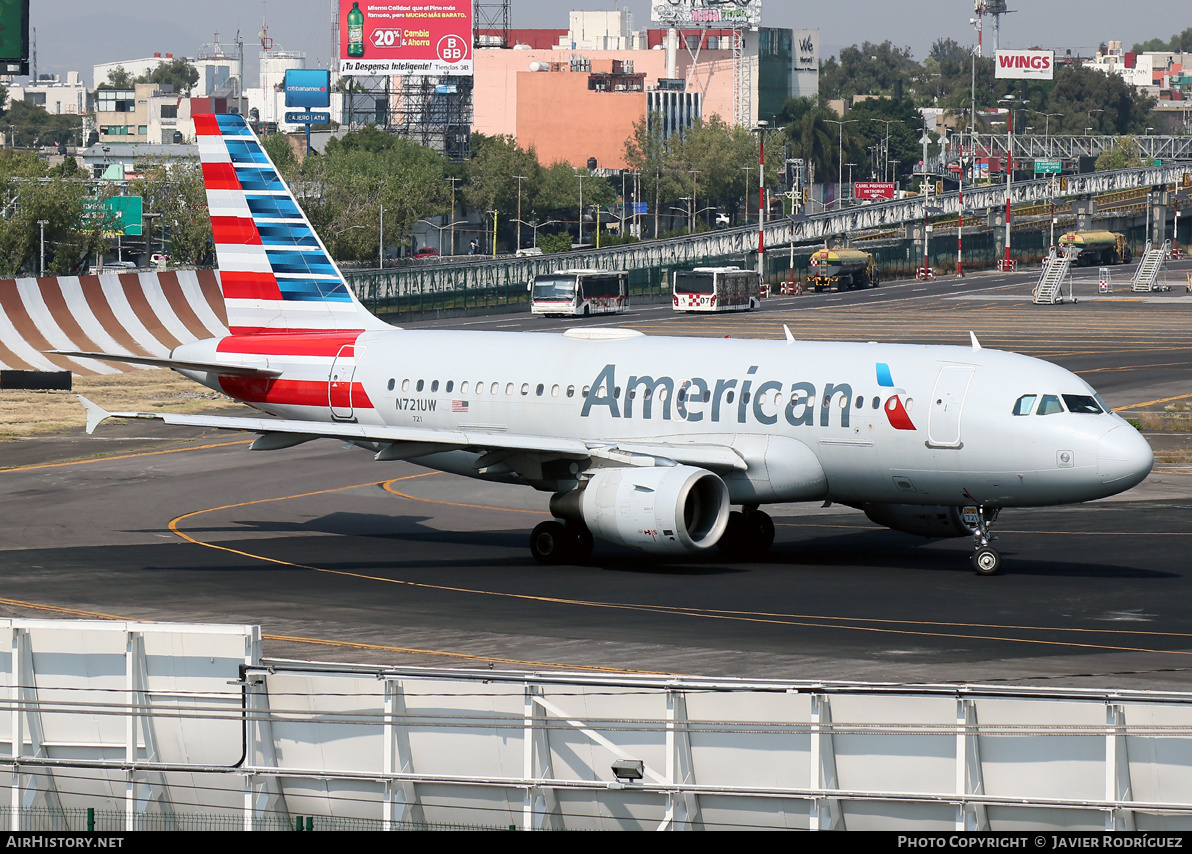 Aircraft Photo of N721UW | Airbus A319-112 | American Airlines | AirHistory.net #560137