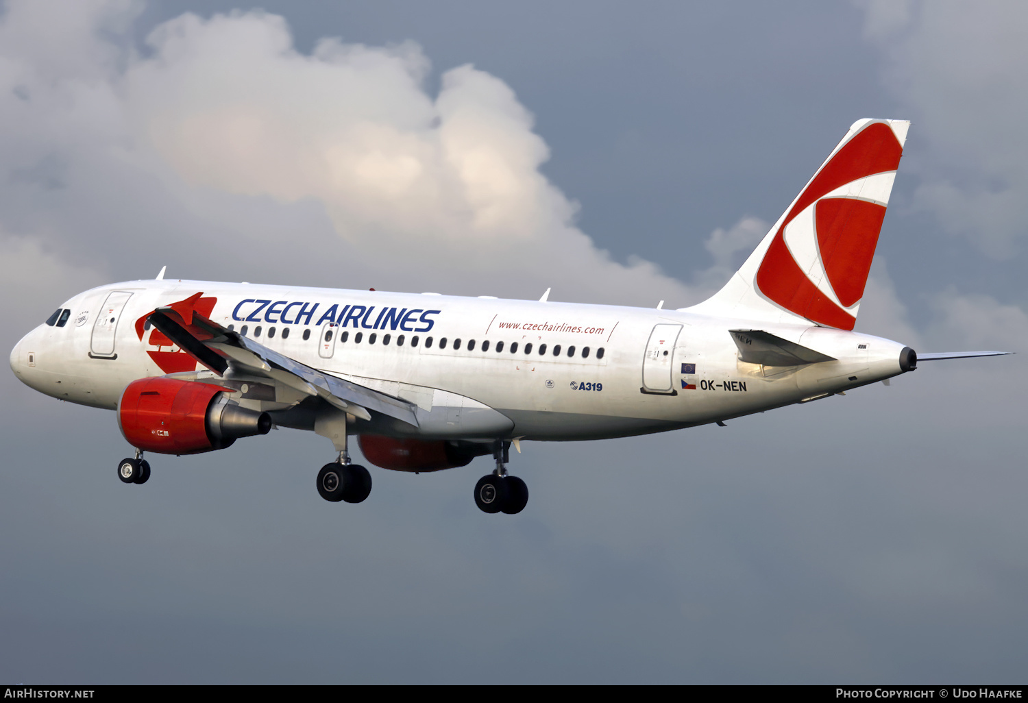 Aircraft Photo of OK-NEN | Airbus A319-112 | ČSA - Czech Airlines | AirHistory.net #560150