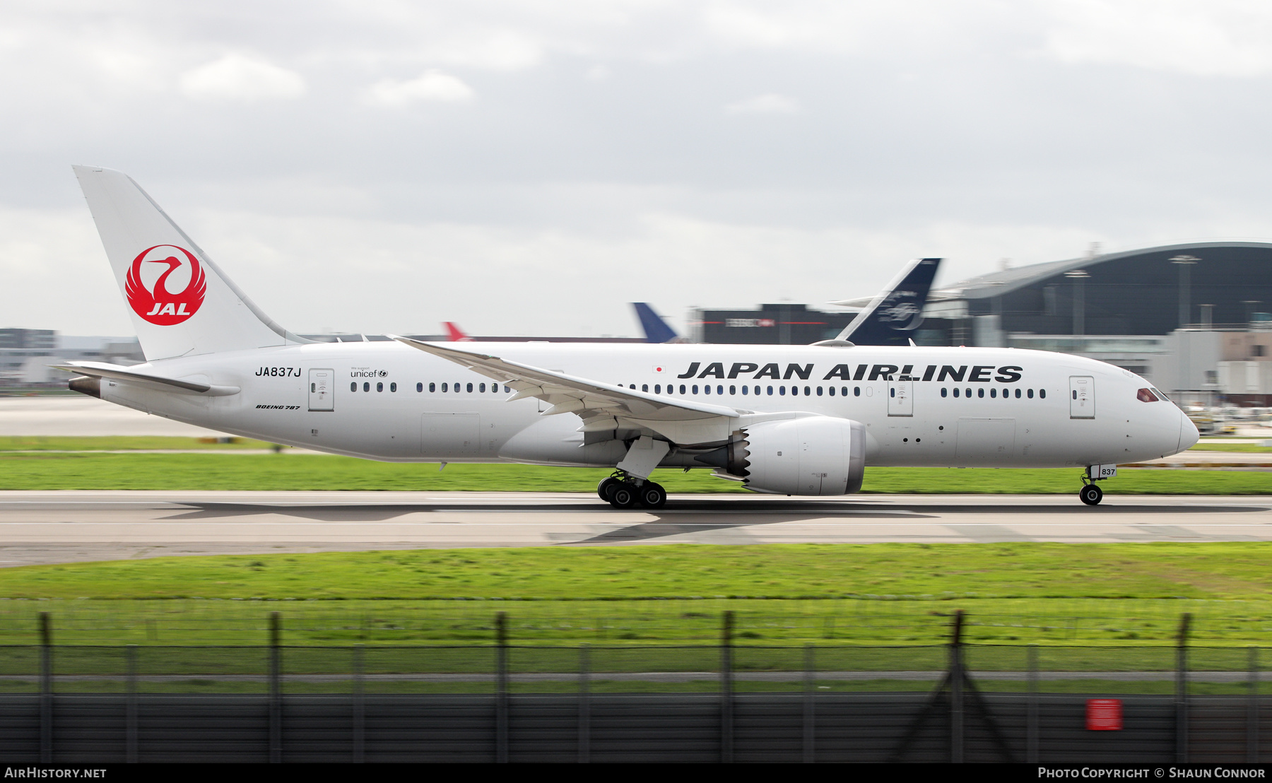 Aircraft Photo of JA837J | Boeing 787-8 Dreamliner | Japan Airlines - JAL | AirHistory.net #560157