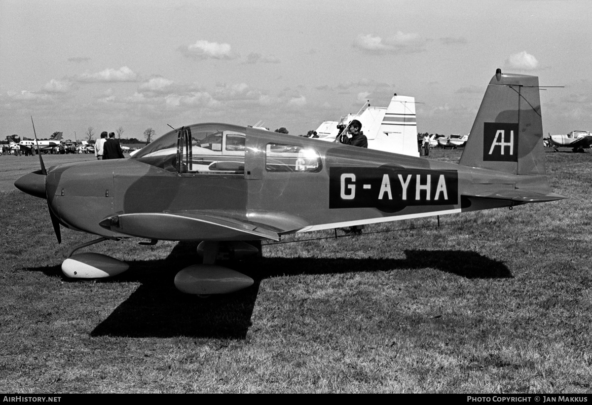 Aircraft Photo of G-AYHA | American AA-1 Yankee | AirHistory.net #560177