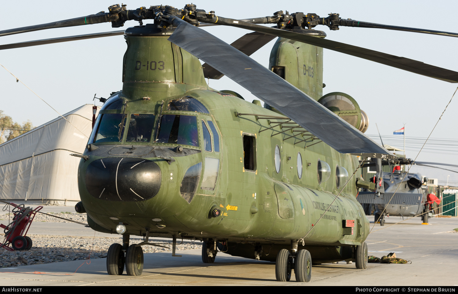 Aircraft Photo of D-103 | Boeing CH-47D Chinook (414) | Netherlands - Air Force | AirHistory.net #560181