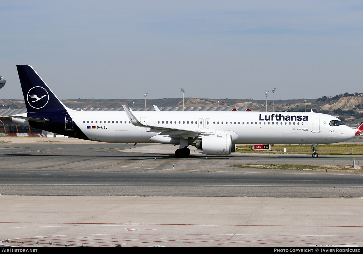 Aircraft Photo of D-AIEJ | Airbus A321-271NX | Lufthansa | AirHistory.net #560186
