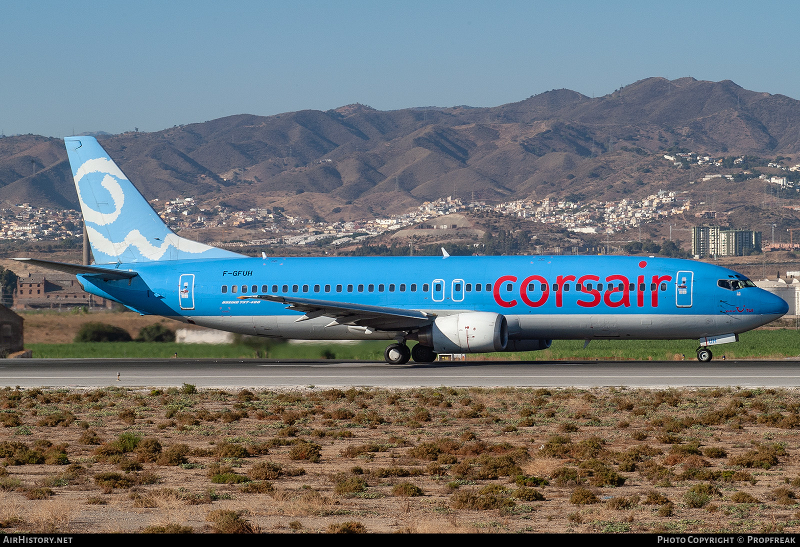 Aircraft Photo of F-GFUH | Boeing 737-4B3 | Corsair | AirHistory.net #560193