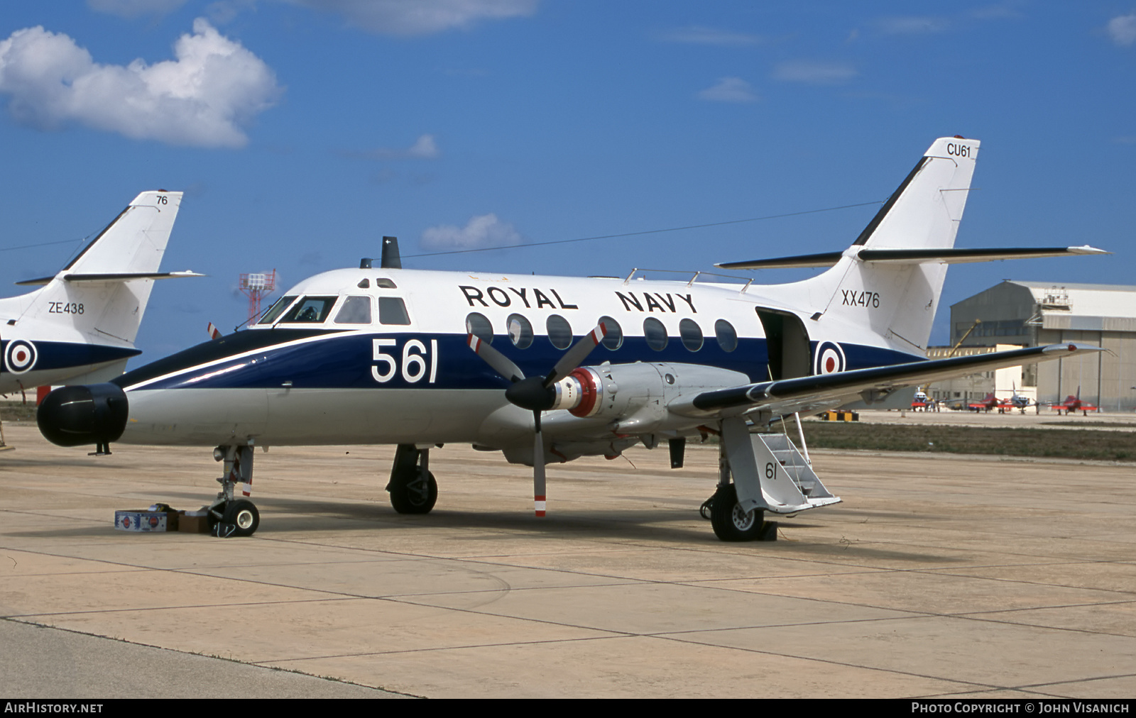 Aircraft Photo of XX476 | Scottish Aviation HP-137 Jetstream T2 | UK - Navy | AirHistory.net #560244