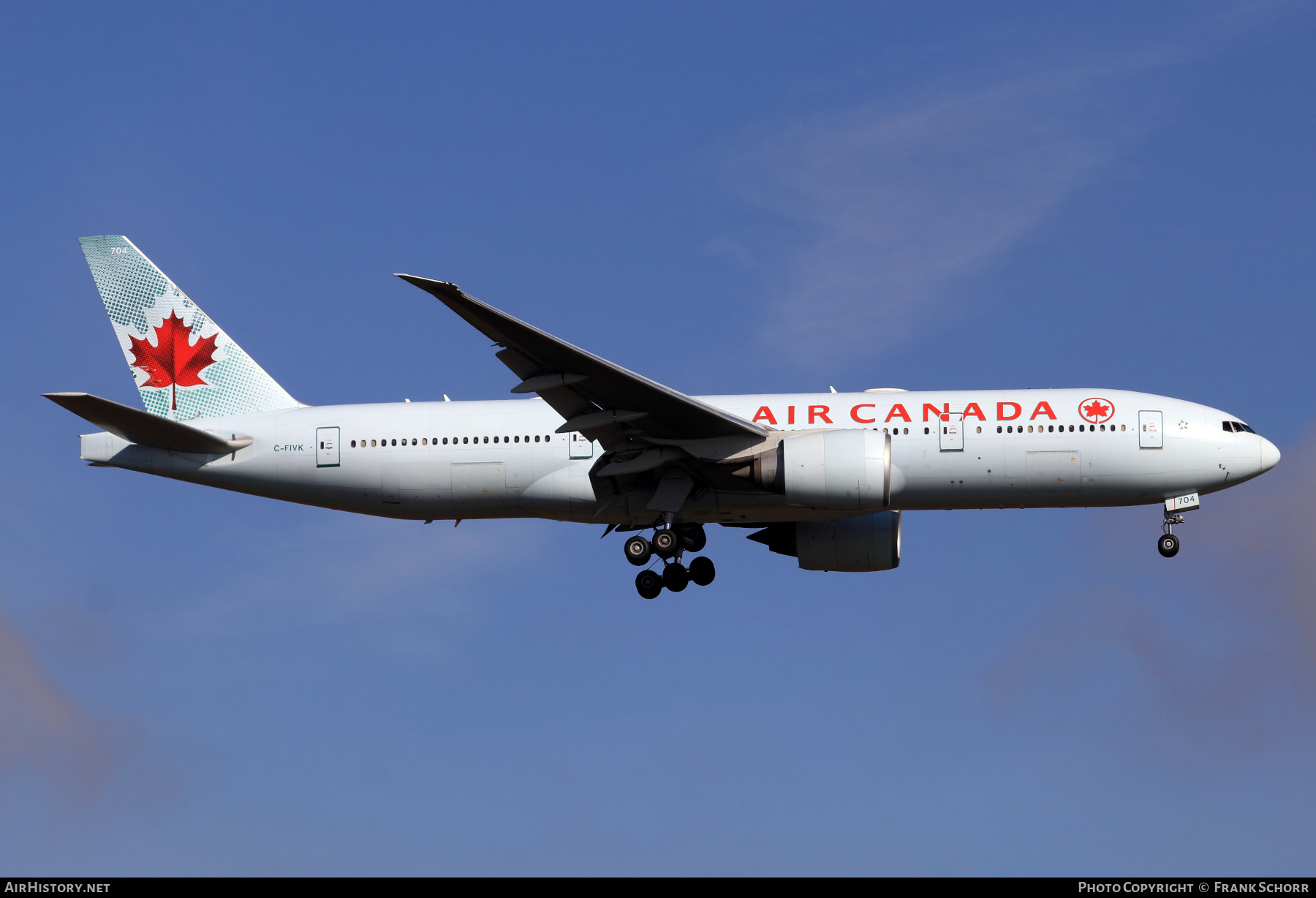 Aircraft Photo of C-FIVK | Boeing 777-233/LR | Air Canada | AirHistory.net #560251