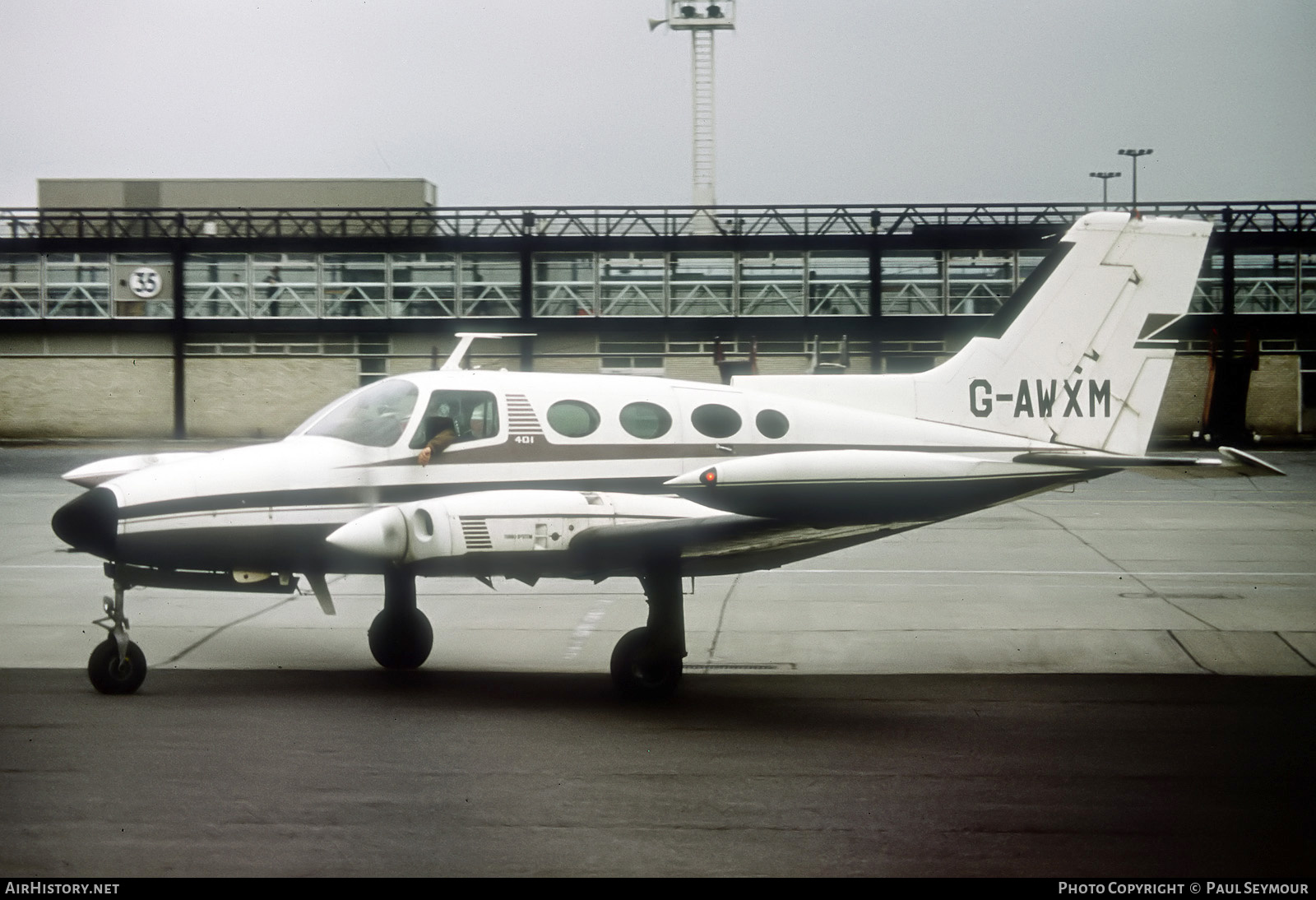 Aircraft Photo of G-AWXM | Cessna 401 | AirHistory.net #560257