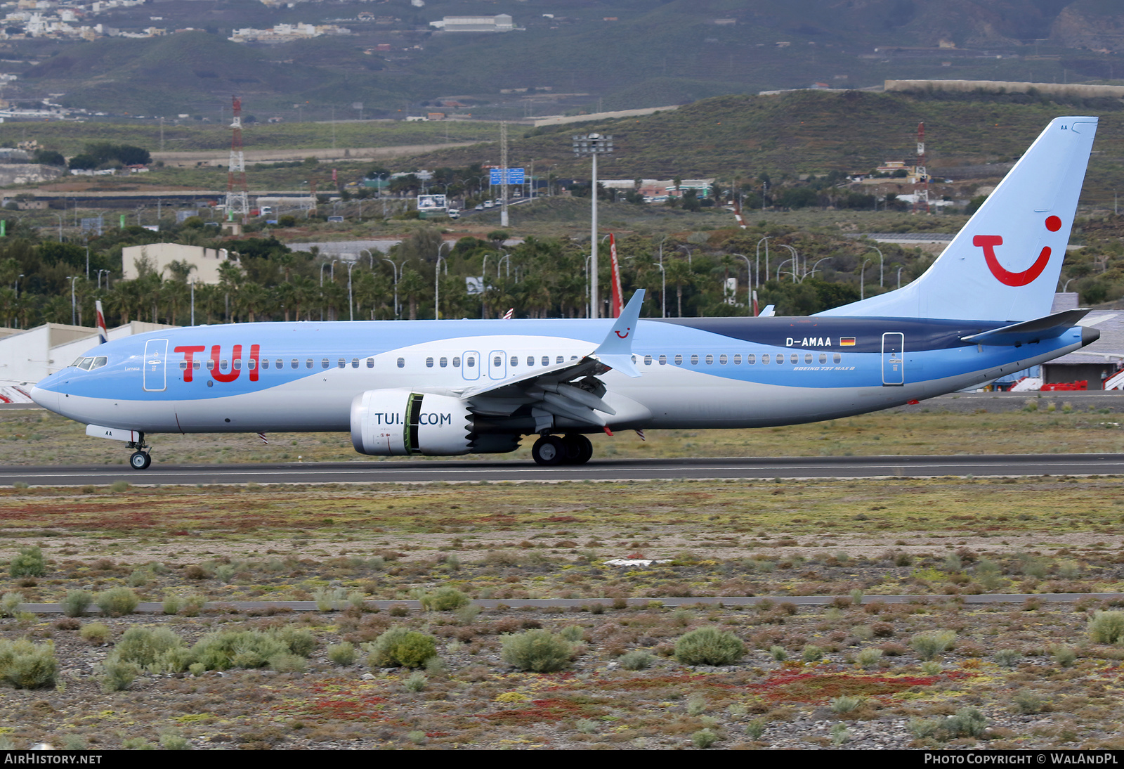 Aircraft Photo of D-AMAA | Boeing 737-8 Max 8 | TUI | AirHistory.net #560261