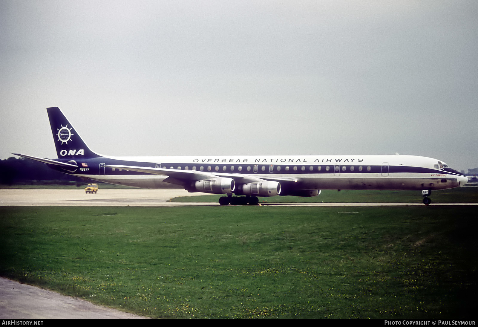 Aircraft Photo of N867F | McDonnell Douglas DC-8-61CF | Overseas National Airways - ONA | AirHistory.net #560279