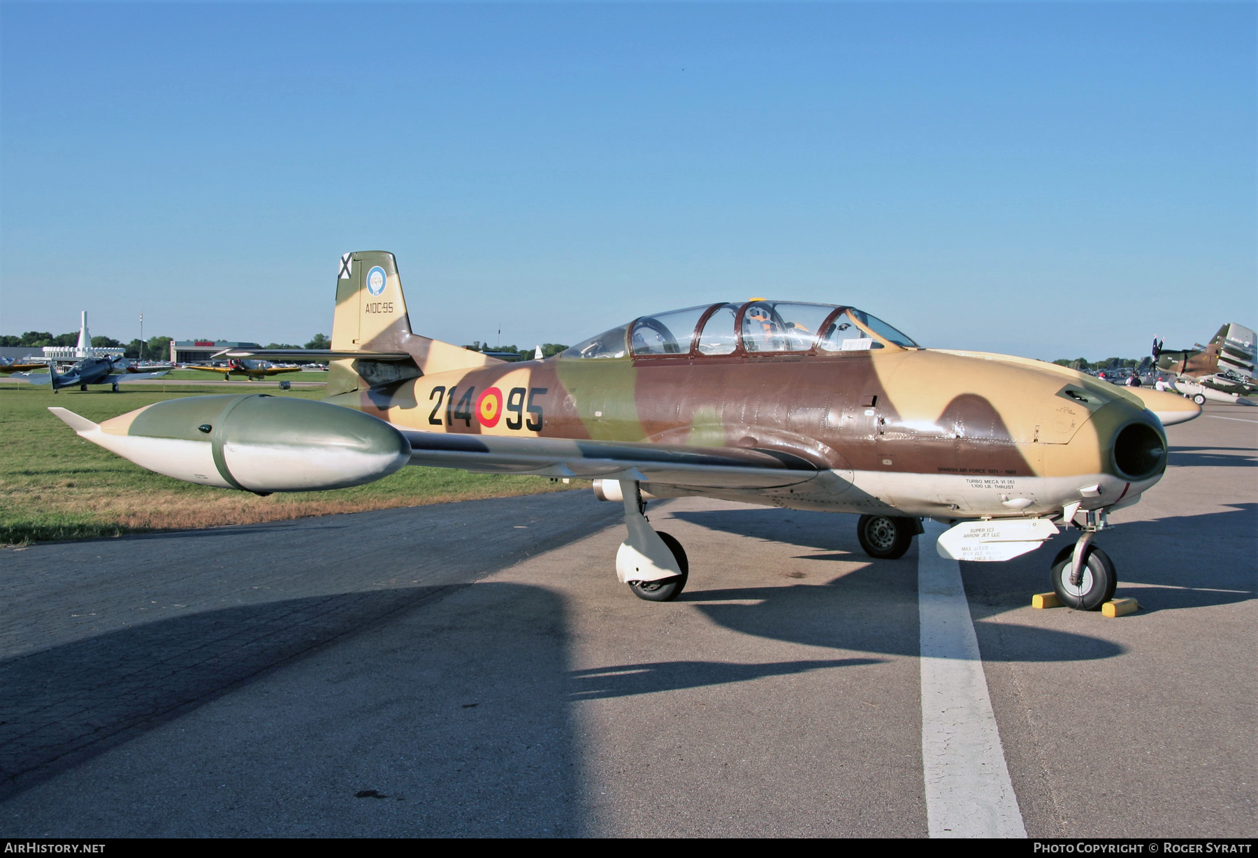 Aircraft Photo of N3110P / A.10C-95 | Hispano HA-220E Super Saeta | Spain - Air Force | AirHistory.net #560301