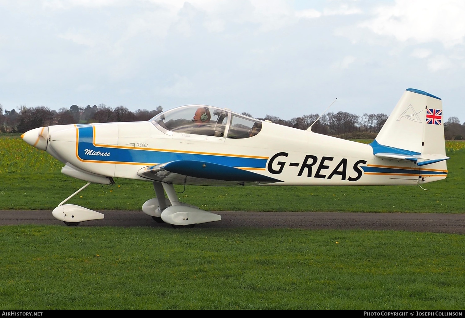 Aircraft Photo of G-REAS | Van's RV-6A | AirHistory.net #560315
