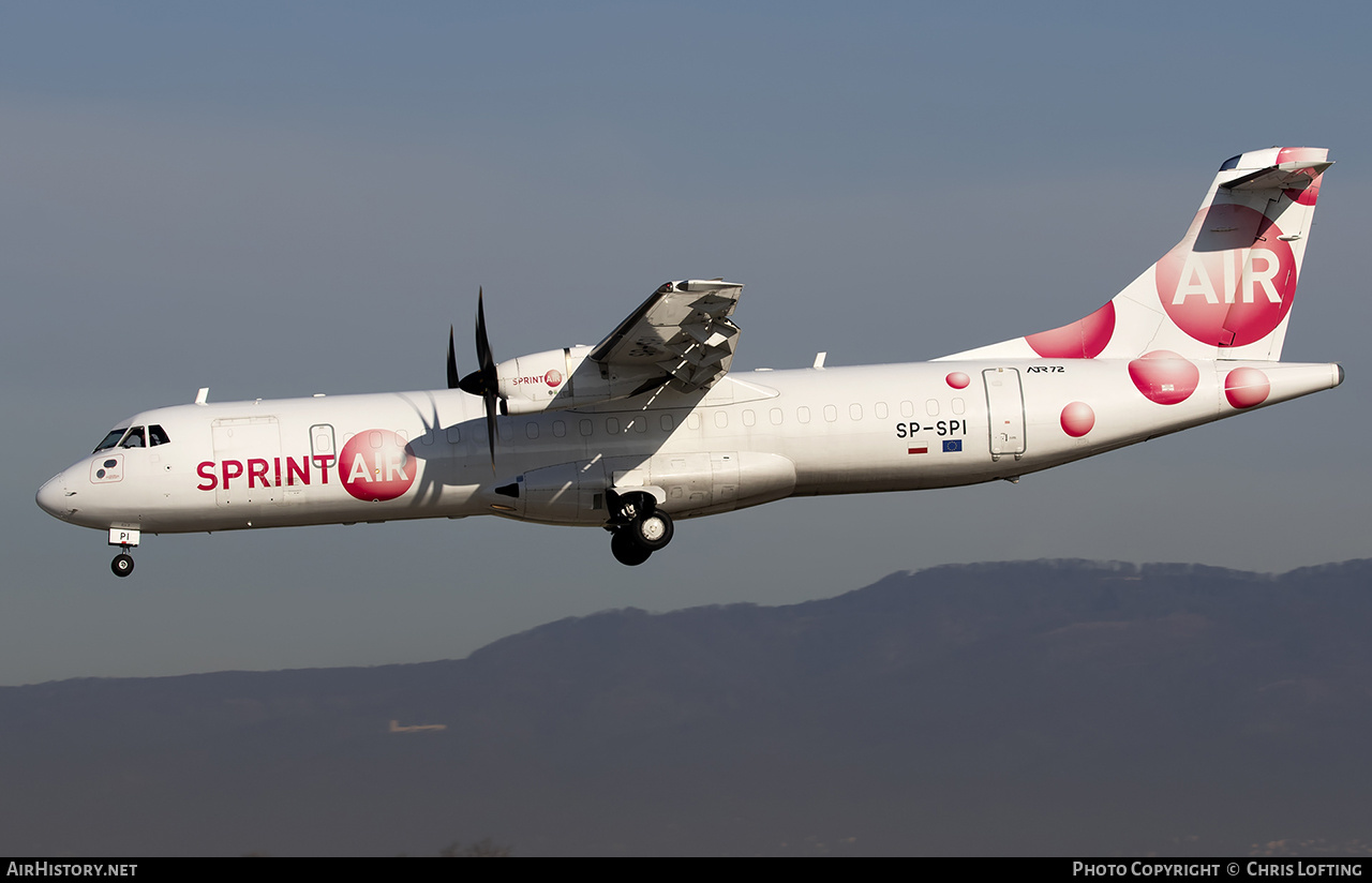 Aircraft Photo of SP-SPI | ATR ATR-72-500/F (ATR-72-212A) | Sprint Air | AirHistory.net #560330