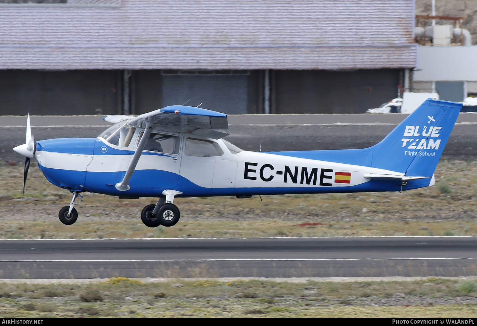 Aircraft Photo of EC-NME | Reims F172M Skyhawk | Blue Team Flight School | AirHistory.net #560371