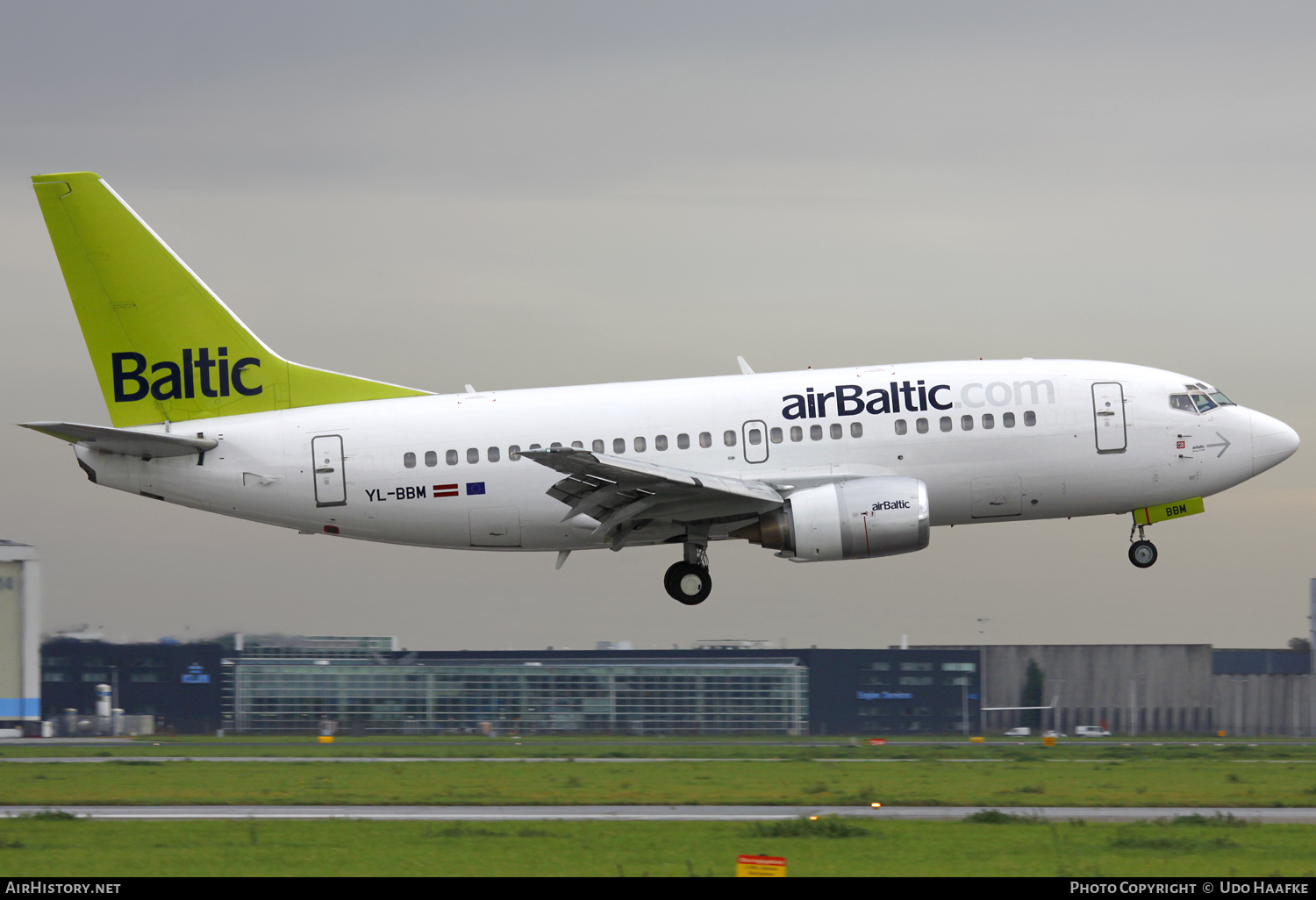 Aircraft Photo of YL-BBM | Boeing 737-522 | AirBaltic | AirHistory.net #560382