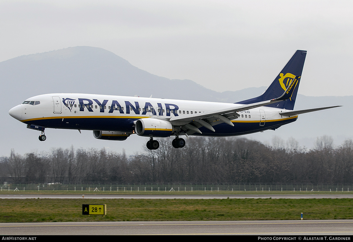 Aircraft Photo of EI-EXD | Boeing 737-8AS | Ryanair | AirHistory.net #560399