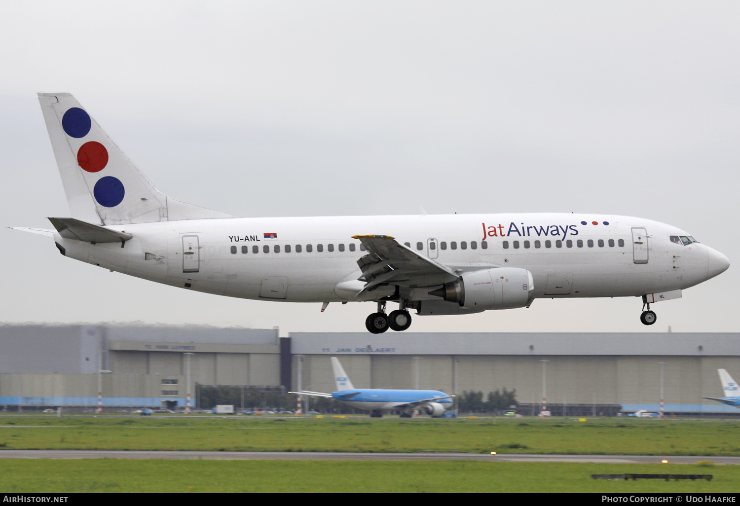 Aircraft Photo of YU-ANL | Boeing 737-3H9 | Jat Airways | AirHistory.net #560406