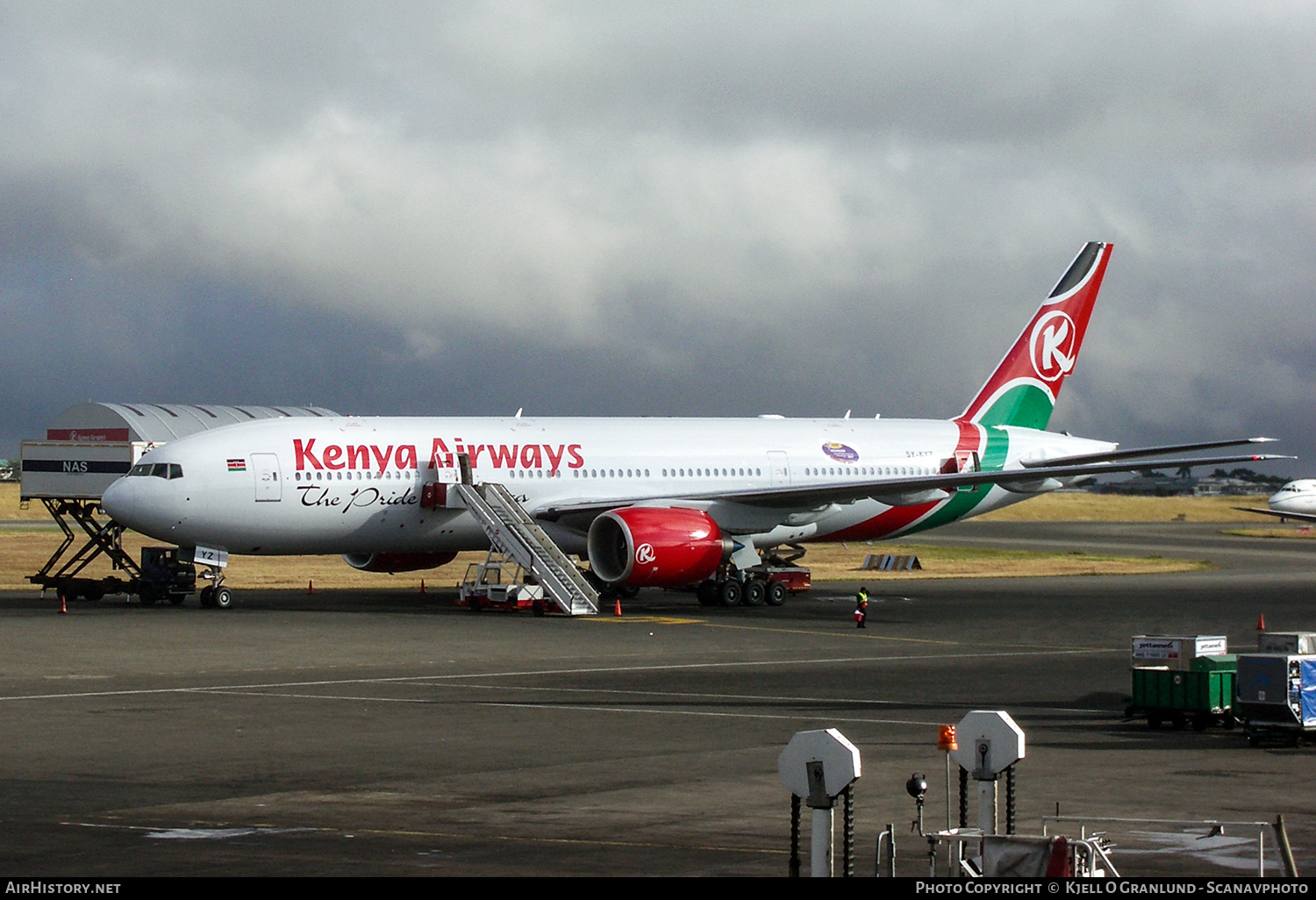 Aircraft Photo of 5Q-KYZ | Boeing 777-2U8/ER | Kenya Airways | AirHistory.net #560414