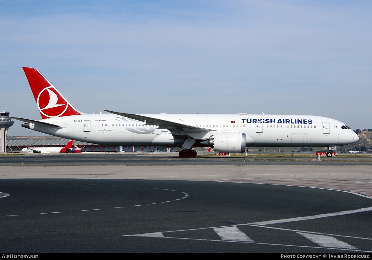 Aircraft Photo of TC-LLO | Boeing 787-9 Dreamliner | Turkish Airlines | AirHistory.net #560417