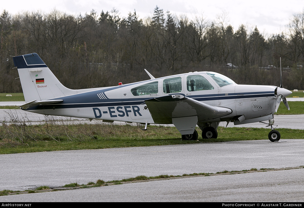 Aircraft Photo of D-ESFR | Beech F33A Bonanza | AirHistory.net #560422