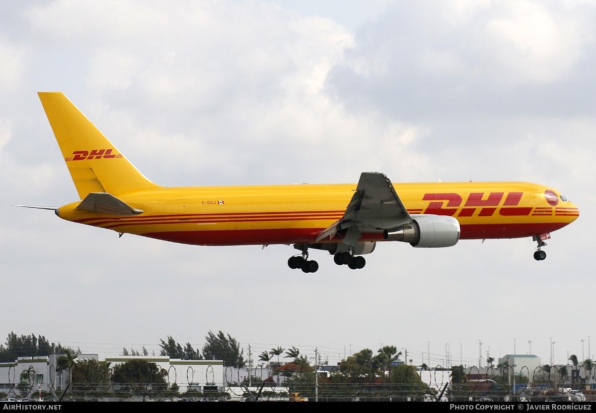 Aircraft Photo of C-GVIJ | Boeing 767-328/ER(F) | DHL International | AirHistory.net #560434