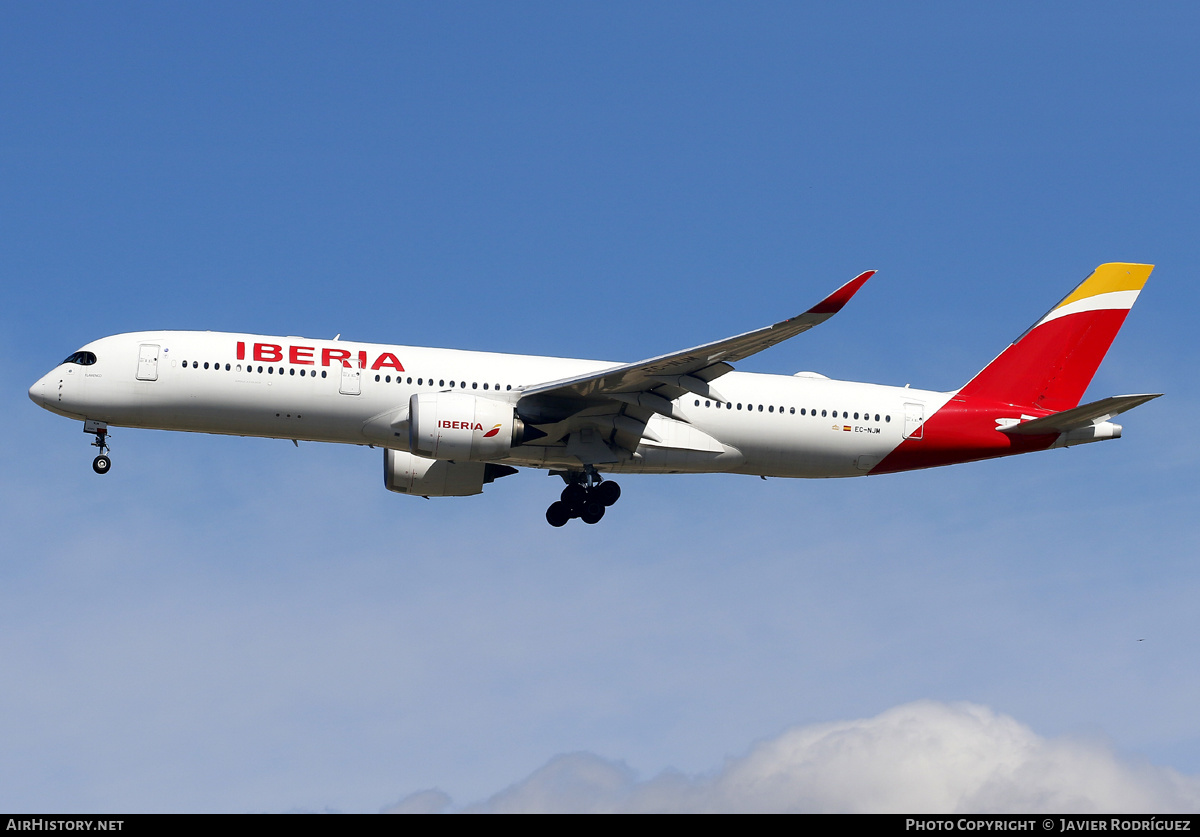 Aircraft Photo of EC-NJM | Airbus A350-941 | Iberia | AirHistory.net #560439