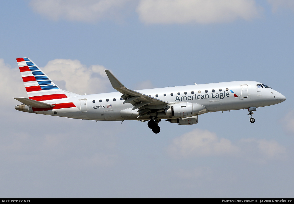 Aircraft Photo of N218NN | Embraer 175LR (ERJ-170-200LR) | American Eagle | AirHistory.net #560452