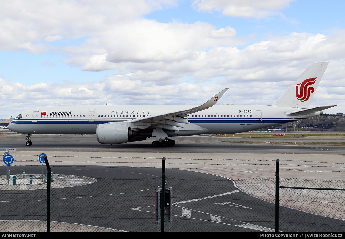 Aircraft Photo of B-307C | Airbus A350-941 | Air China | AirHistory.net #560455