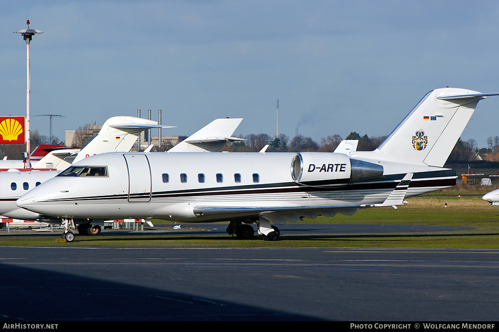 Aircraft Photo of D-ARTE | Canadair Challenger 601-3A (CL-600-2B16) | AirHistory.net #560458