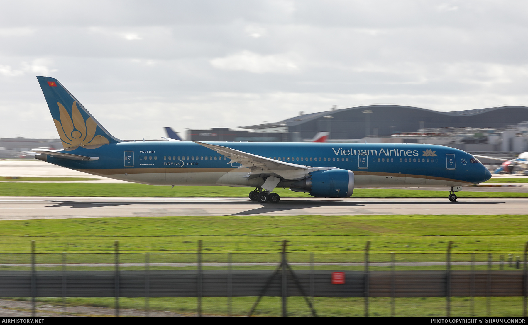 Aircraft Photo of VN-A861 | Boeing 787-9 Dreamliner | Vietnam Airlines | AirHistory.net #560492