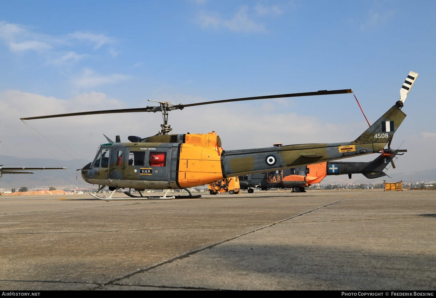 Aircraft Photo of 4508 | Agusta AB-205A-1 | Greece - Air Force | AirHistory.net #560498