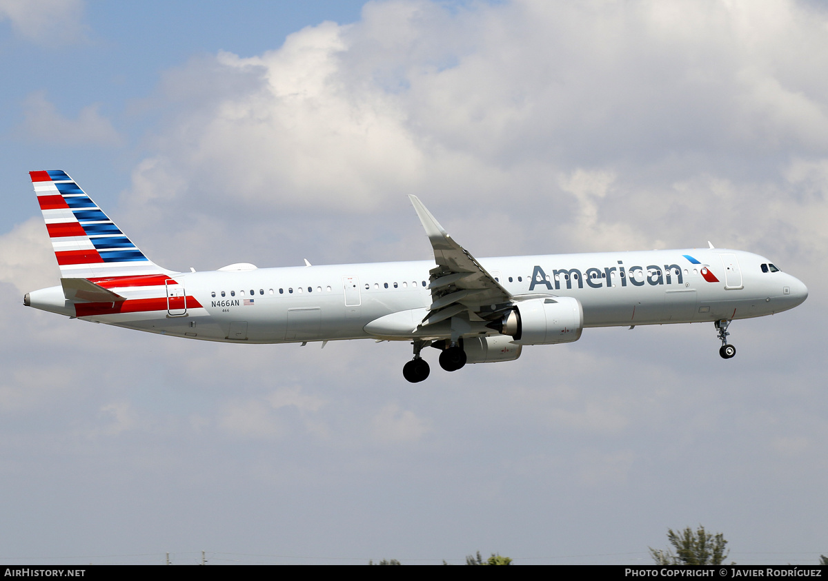Aircraft Photo of N466AN | Airbus A321-253NX | American Airlines | AirHistory.net #560504