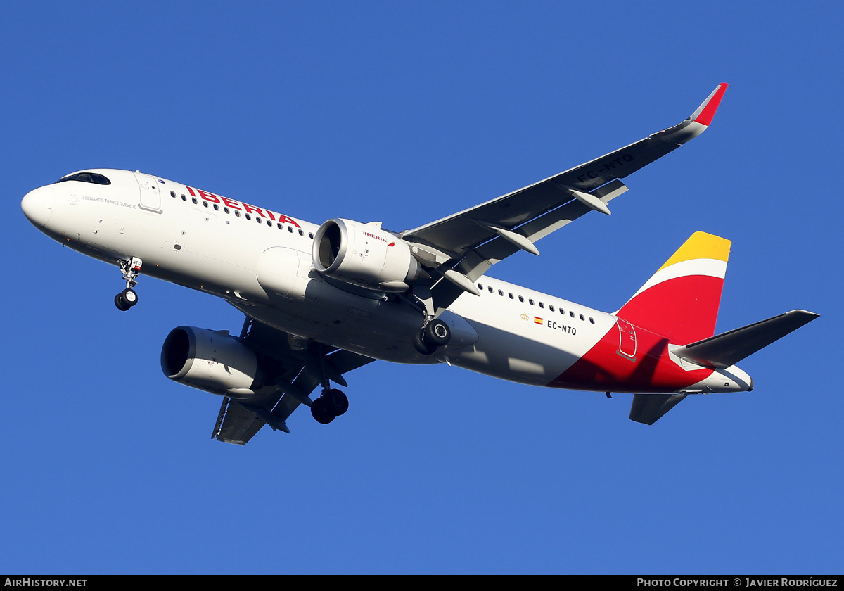 Aircraft Photo of EC-NTQ | Airbus A320-251N | Iberia | AirHistory.net #560505
