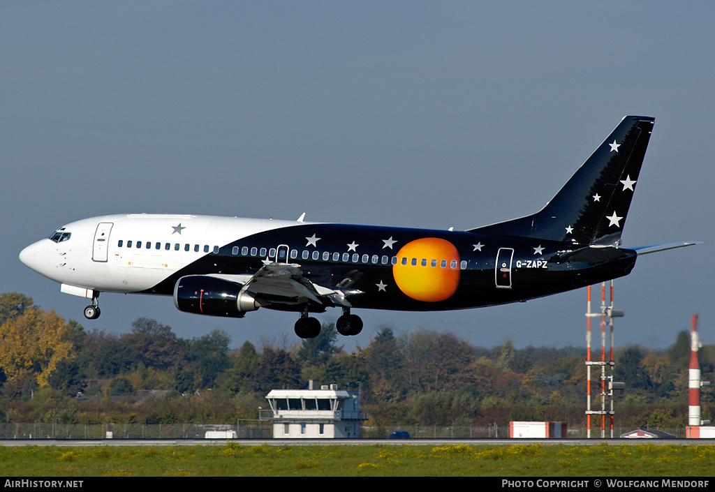 Aircraft Photo of G-ZAPZ | Boeing 737-33A(QC) | Titan Airways | AirHistory.net #560506