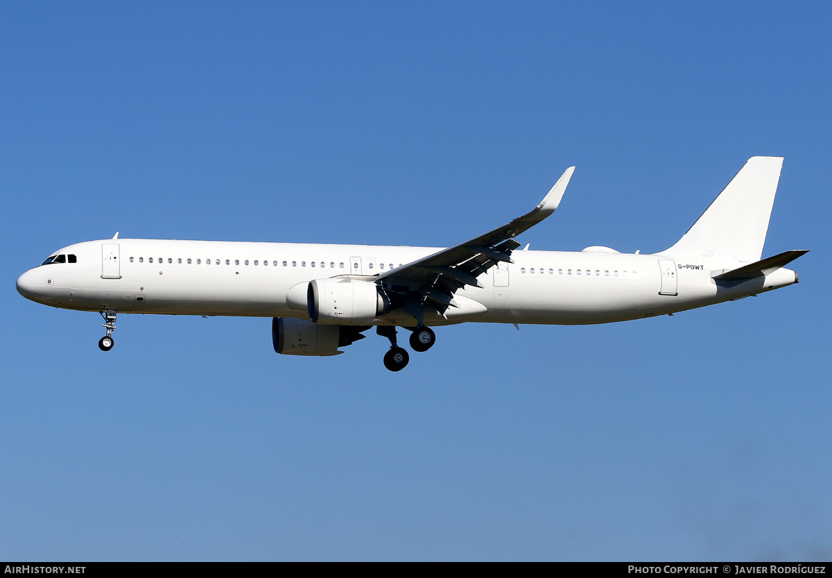 Aircraft Photo of G-POWT | Airbus A321-251NX | AirHistory.net #560509