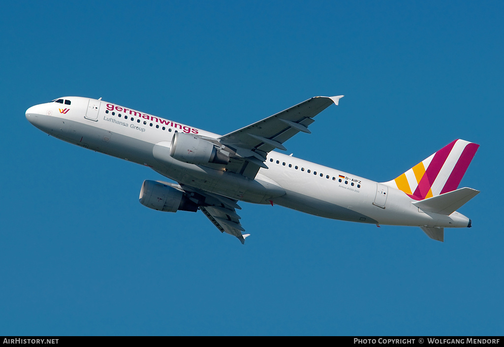 Aircraft Photo of D-AIPZ | Airbus A320-211 | Germanwings | AirHistory.net #560527
