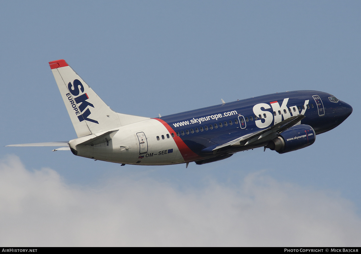 Aircraft Photo of OM-SEE | Boeing 737-53C | SkyEurope Airlines | AirHistory.net #560532