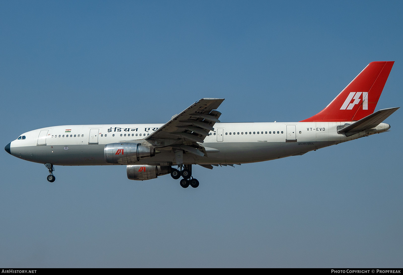 Aircraft Photo of VT-EVD | Airbus A300B4-203 | Indian Airlines | AirHistory.net #560591