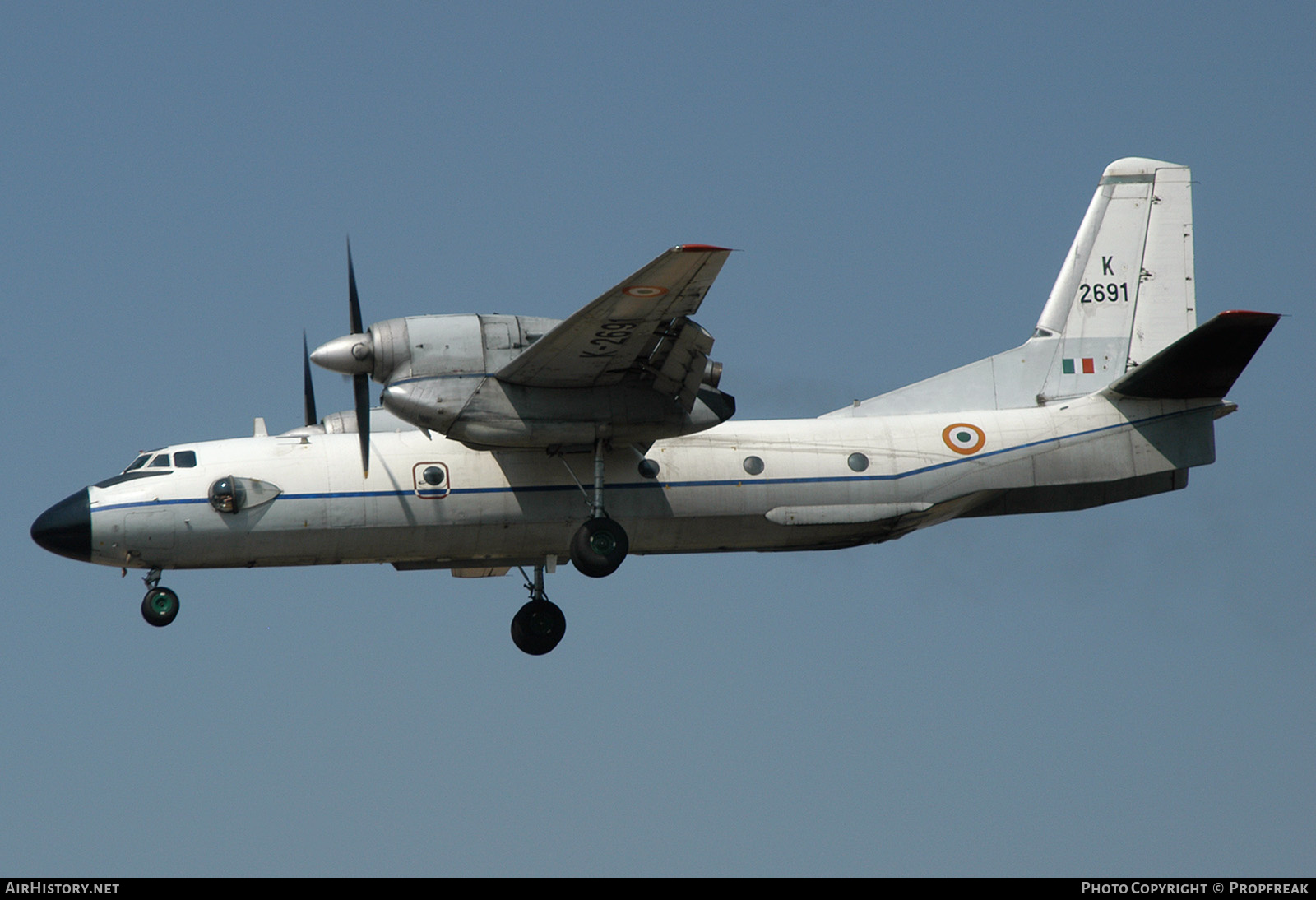 Aircraft Photo of K2691 | Antonov An-32 | India - Air Force | AirHistory.net #560593