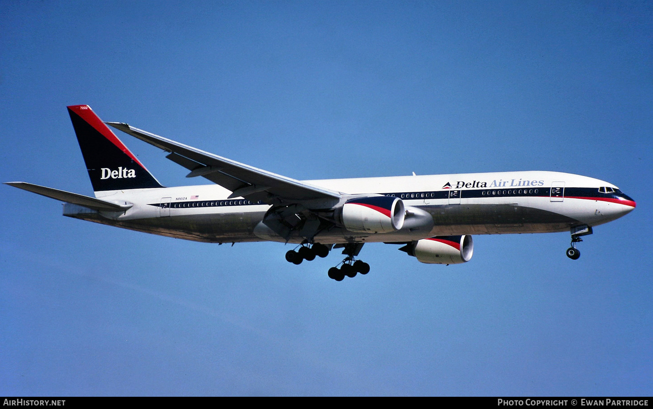 Aircraft Photo of N861DA | Boeing 777-232/ER | Delta Air Lines | AirHistory.net #560599