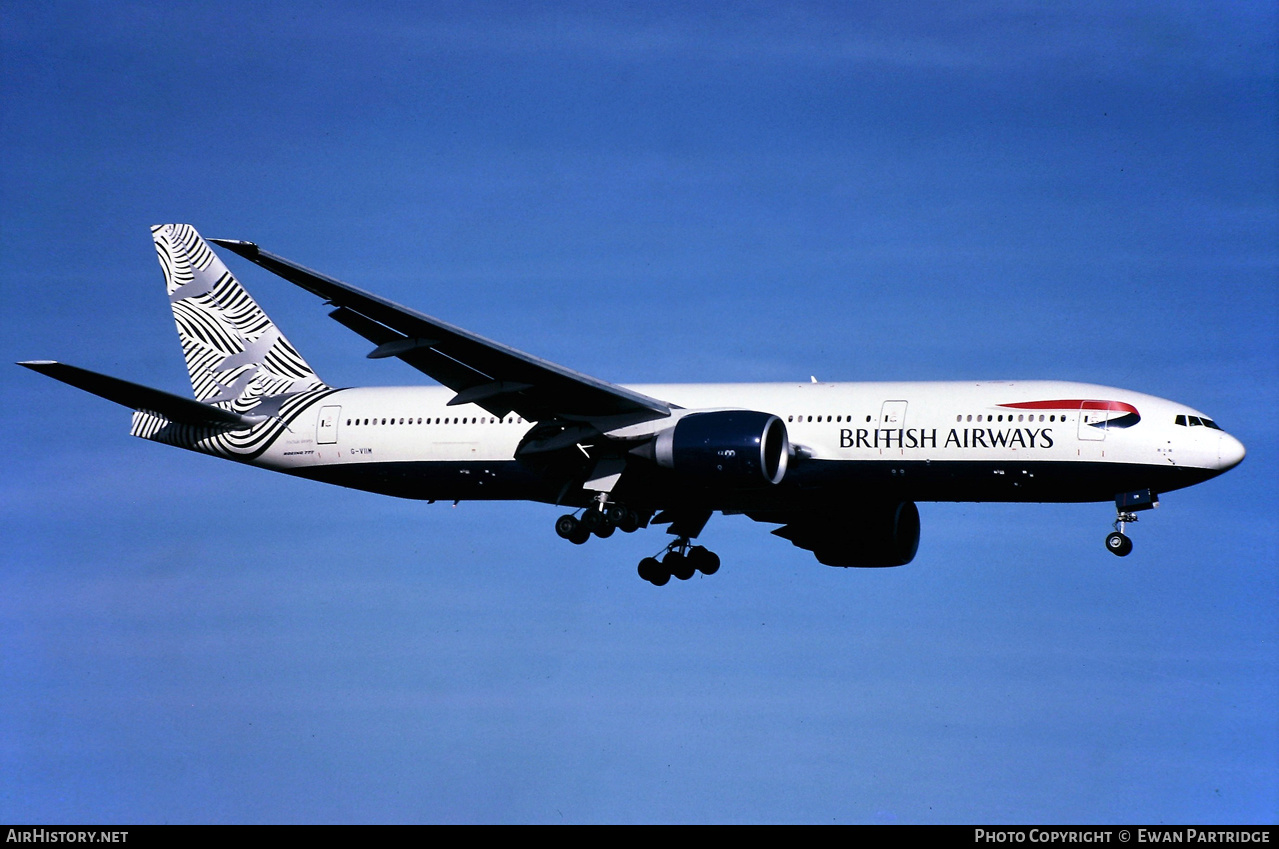 Aircraft Photo of G-VIIM | Boeing 777-236/ER | British Airways | AirHistory.net #560622