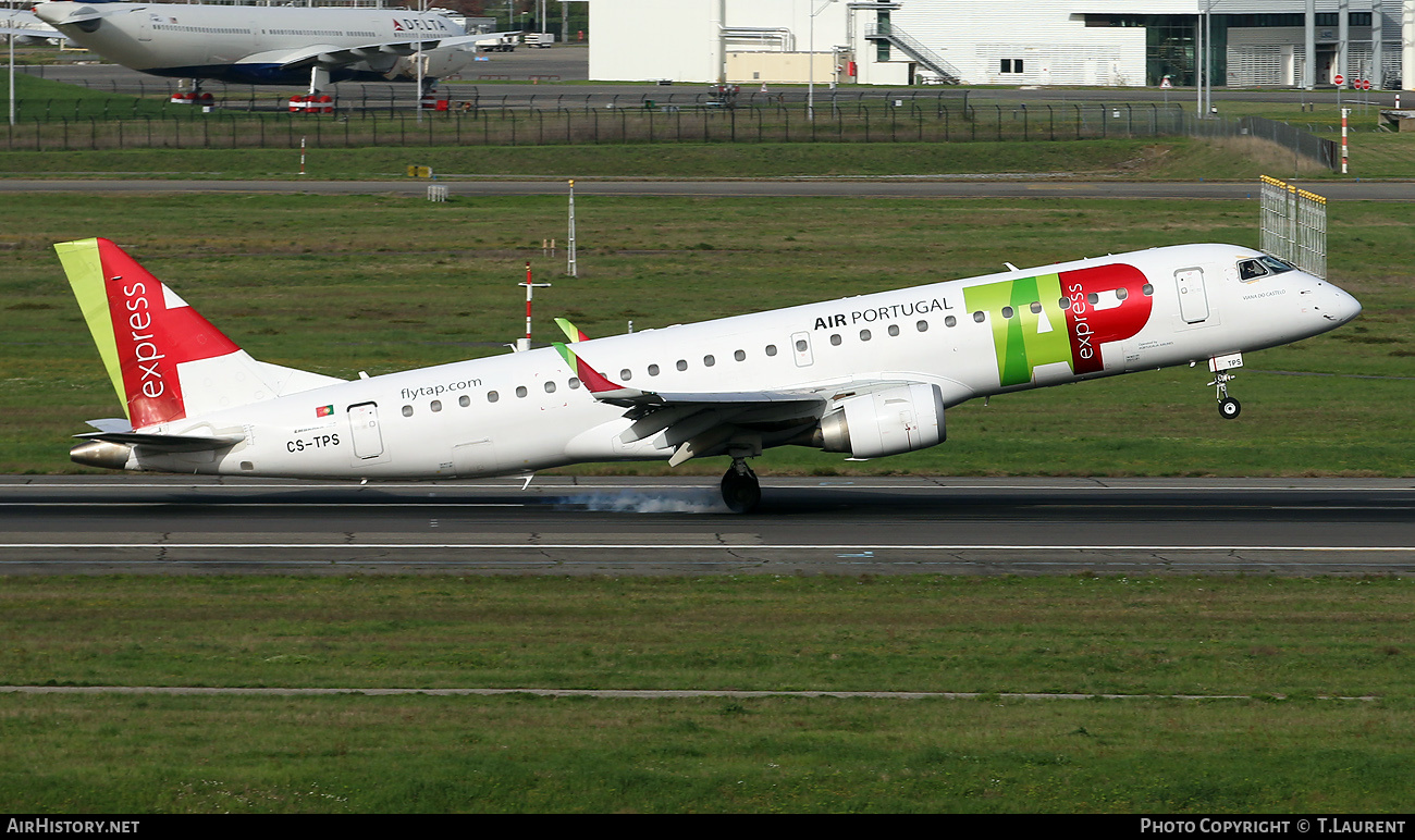 Aircraft Photo of CS-TPS | Embraer 190LR (ERJ-190-100LR) | TAP Air Portugal Express | AirHistory.net #560646