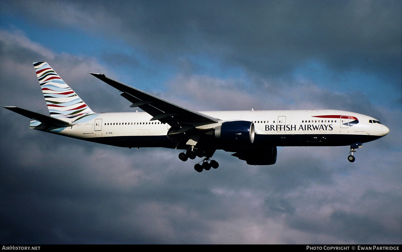 Aircraft Photo of G-VIIA | Boeing 777-236/ER | British Airways | AirHistory.net #560720