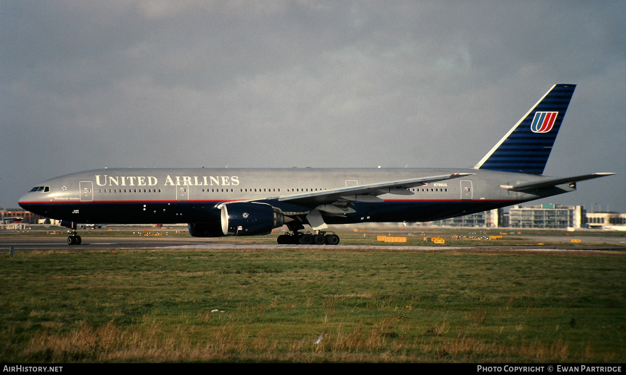 Aircraft Photo of N796UA | Boeing 777-222/ER | United Airlines | AirHistory.net #560727