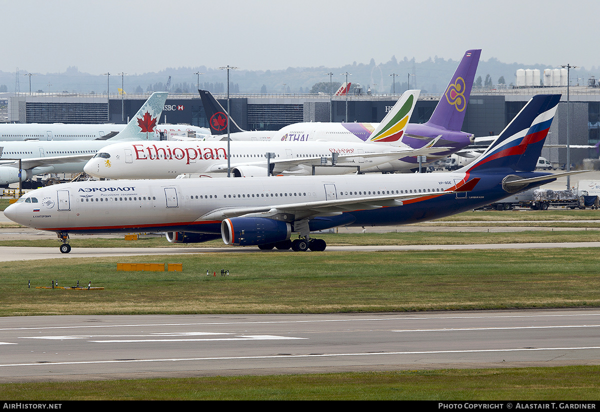 Aircraft Photo of VP-BDE | Airbus A330-343 | Aeroflot - Russian Airlines | AirHistory.net #560729