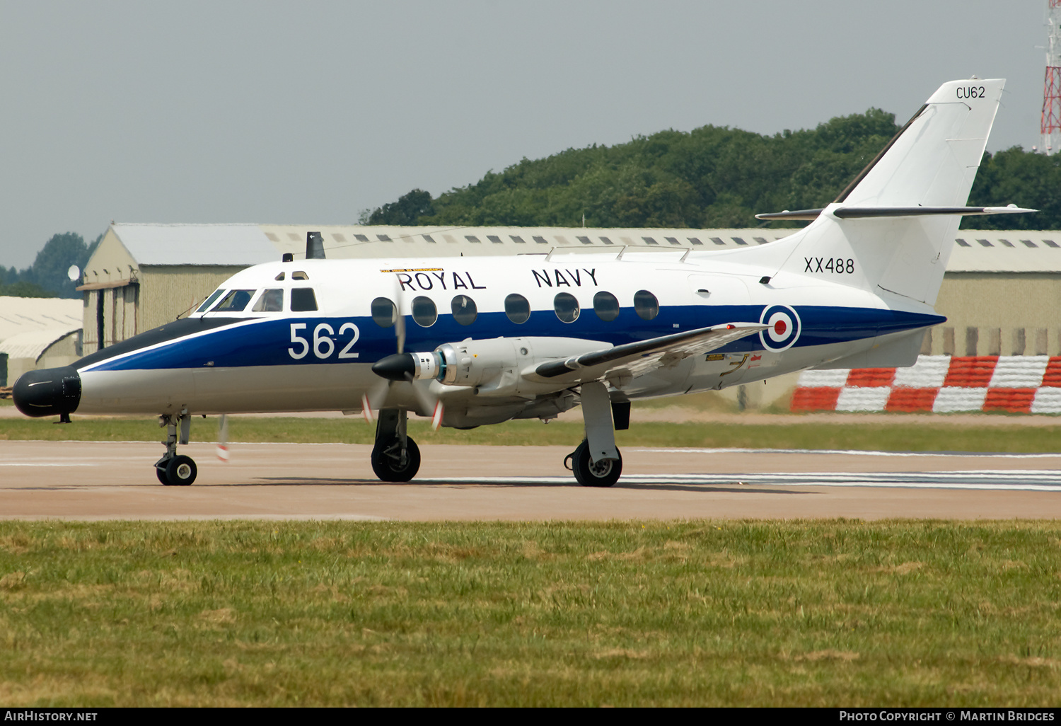 Aircraft Photo of XX488 | Scottish Aviation HP-137 Jetstream T2 | UK - Navy | AirHistory.net #560743