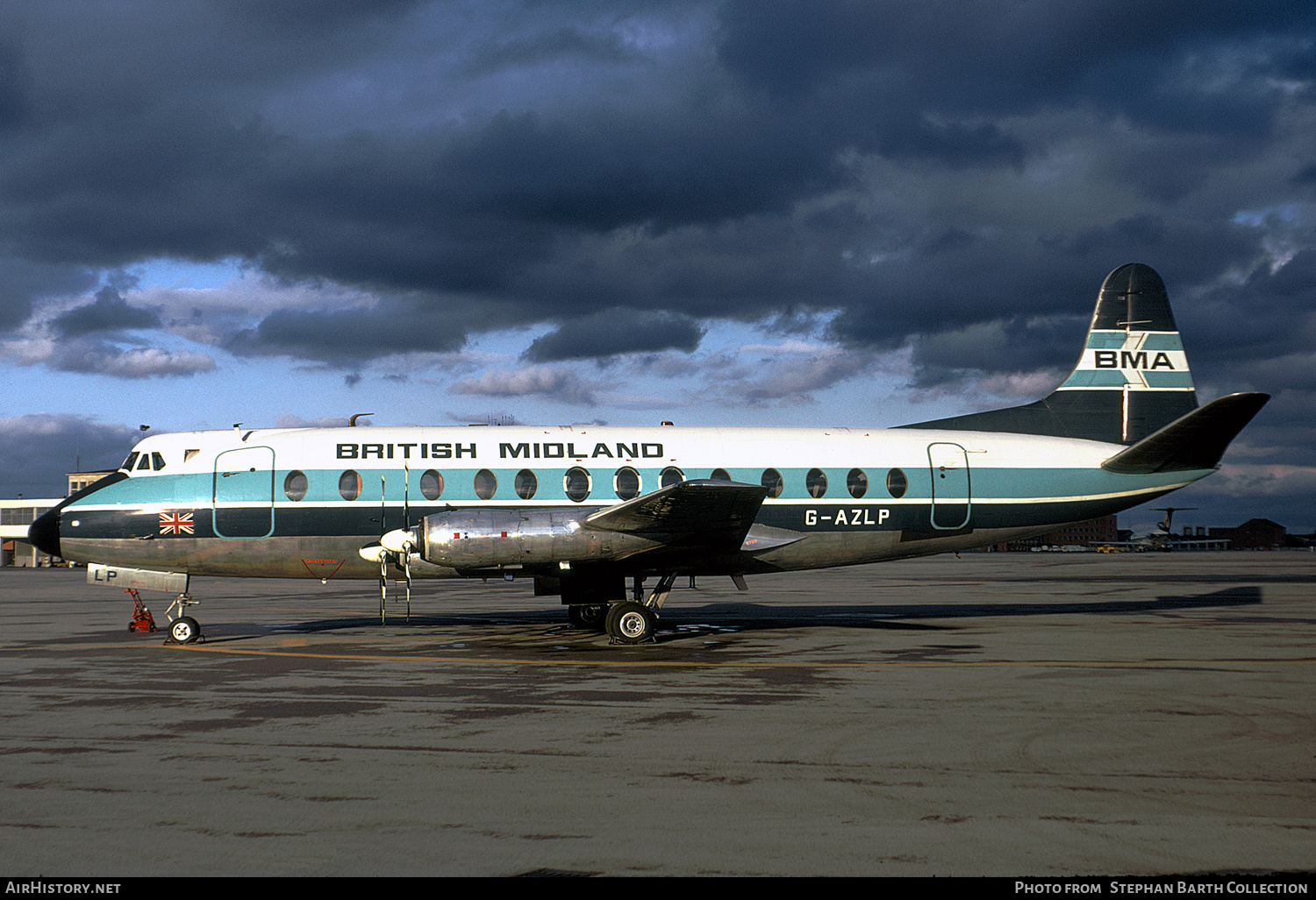 Aircraft Photo of G-AZLP | Vickers 813 Viscount | British Midland Airways - BMA | AirHistory.net #560752
