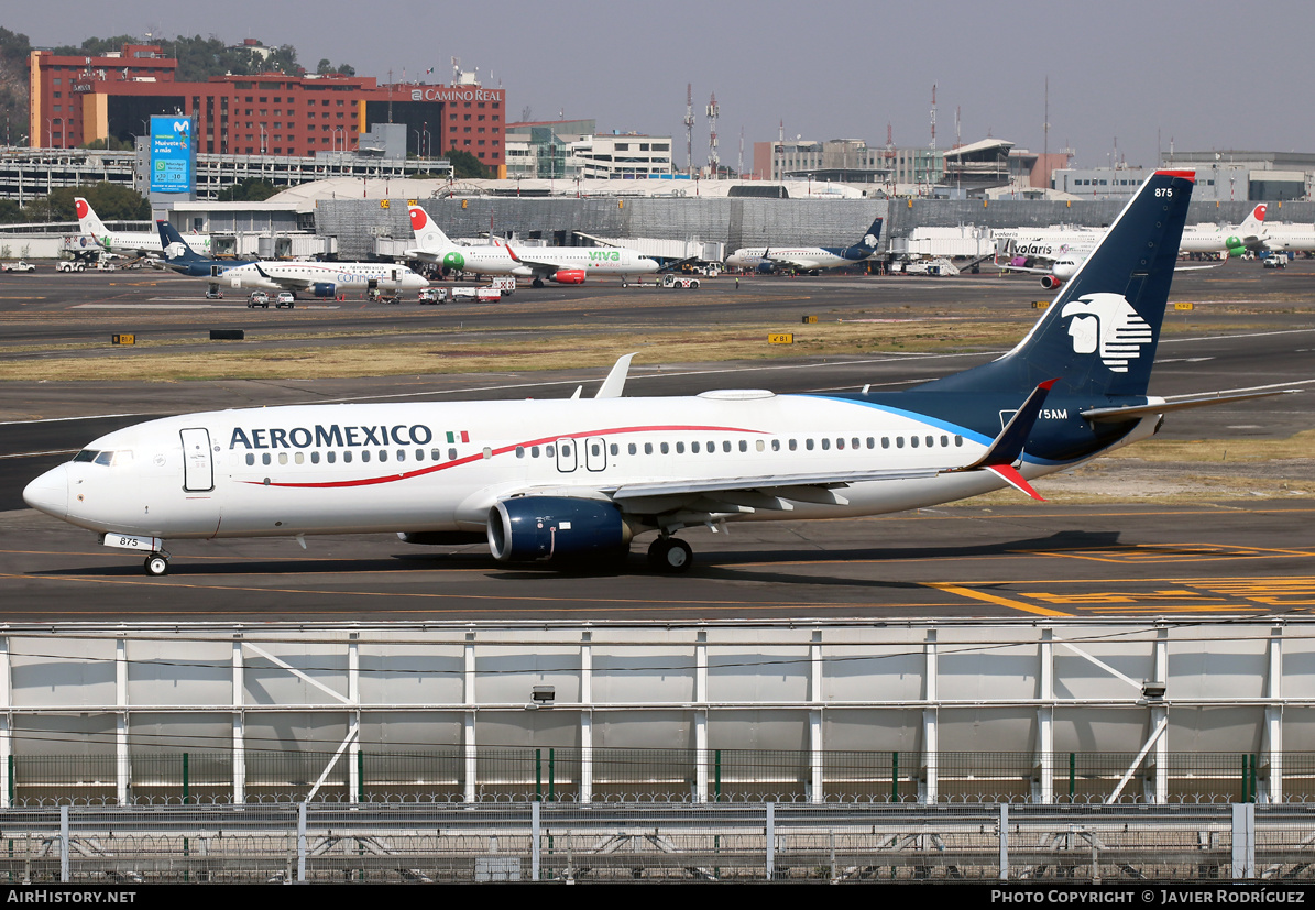 Aircraft Photo of N875AM | Boeing 737-852 | AeroMéxico | AirHistory.net #560754