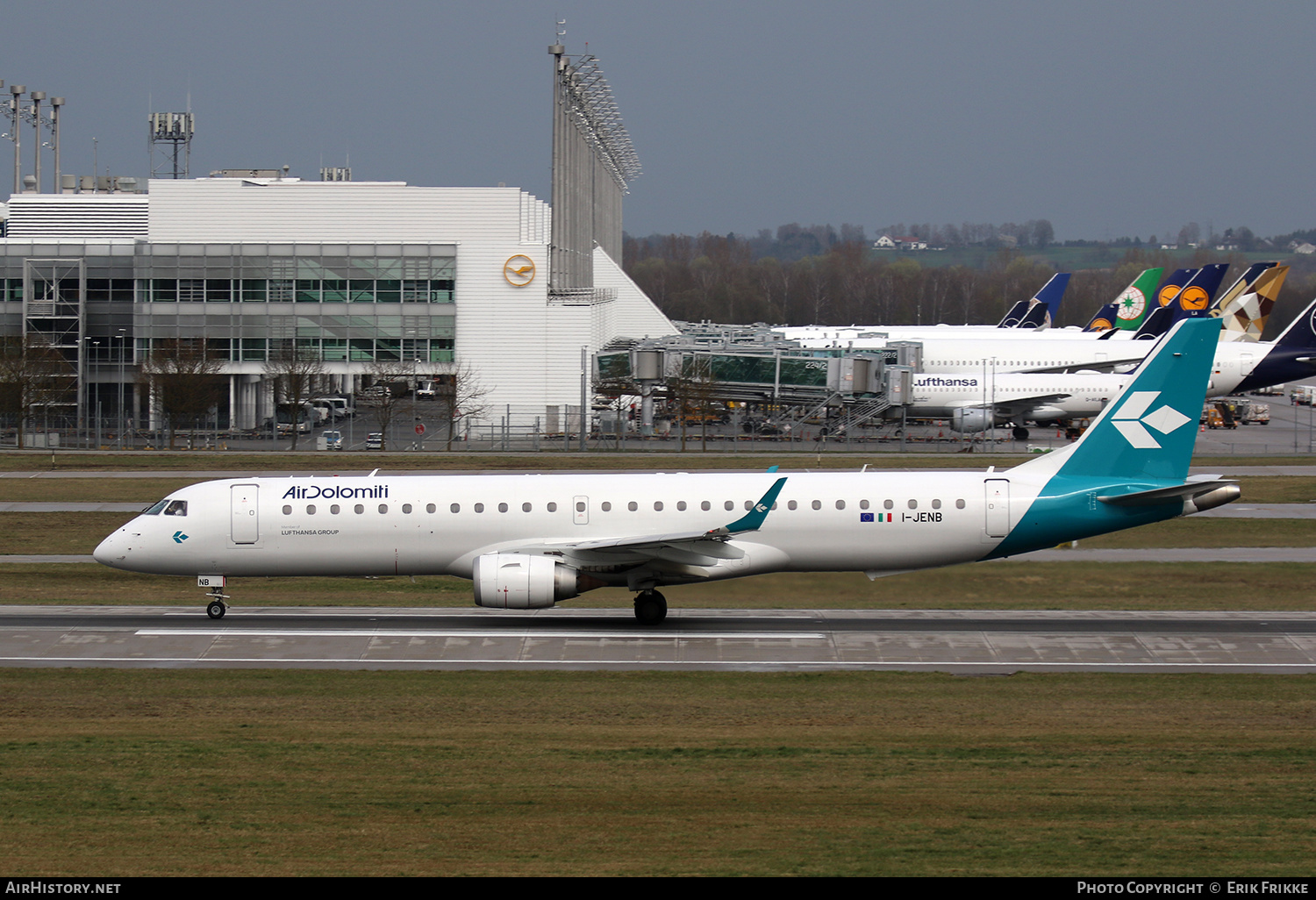 Aircraft Photo of I-JENB | Embraer 195LR (ERJ-190-200LR) | Air Dolomiti | AirHistory.net #560758